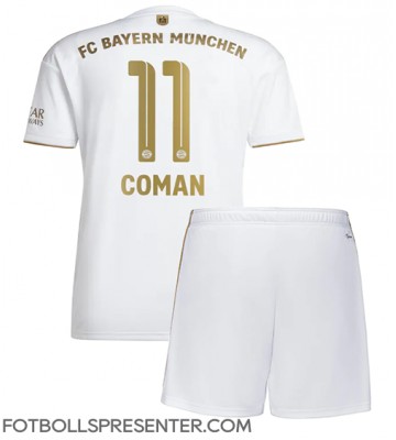 Bayern Munich Kingsley Coman #11 Bortatröja Barn 2022-23 Kortärmad (+ korta byxor)